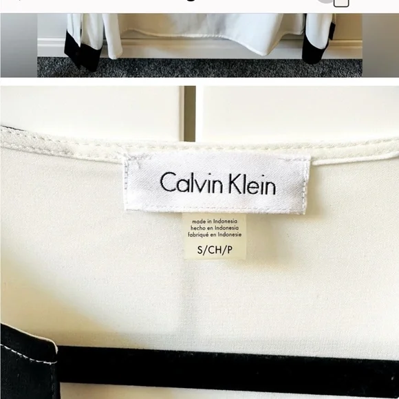 Calvin Klein long sleeve blouse - Picture 2 of 5